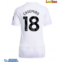 Manchester United Casemiro #18 Replica Away Shirt Ladies 2025-26 Short Sleeve